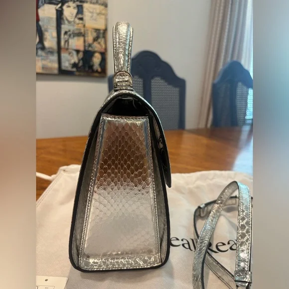 Salvatore Ferragamo Silver Purse - Picture 10 of 16